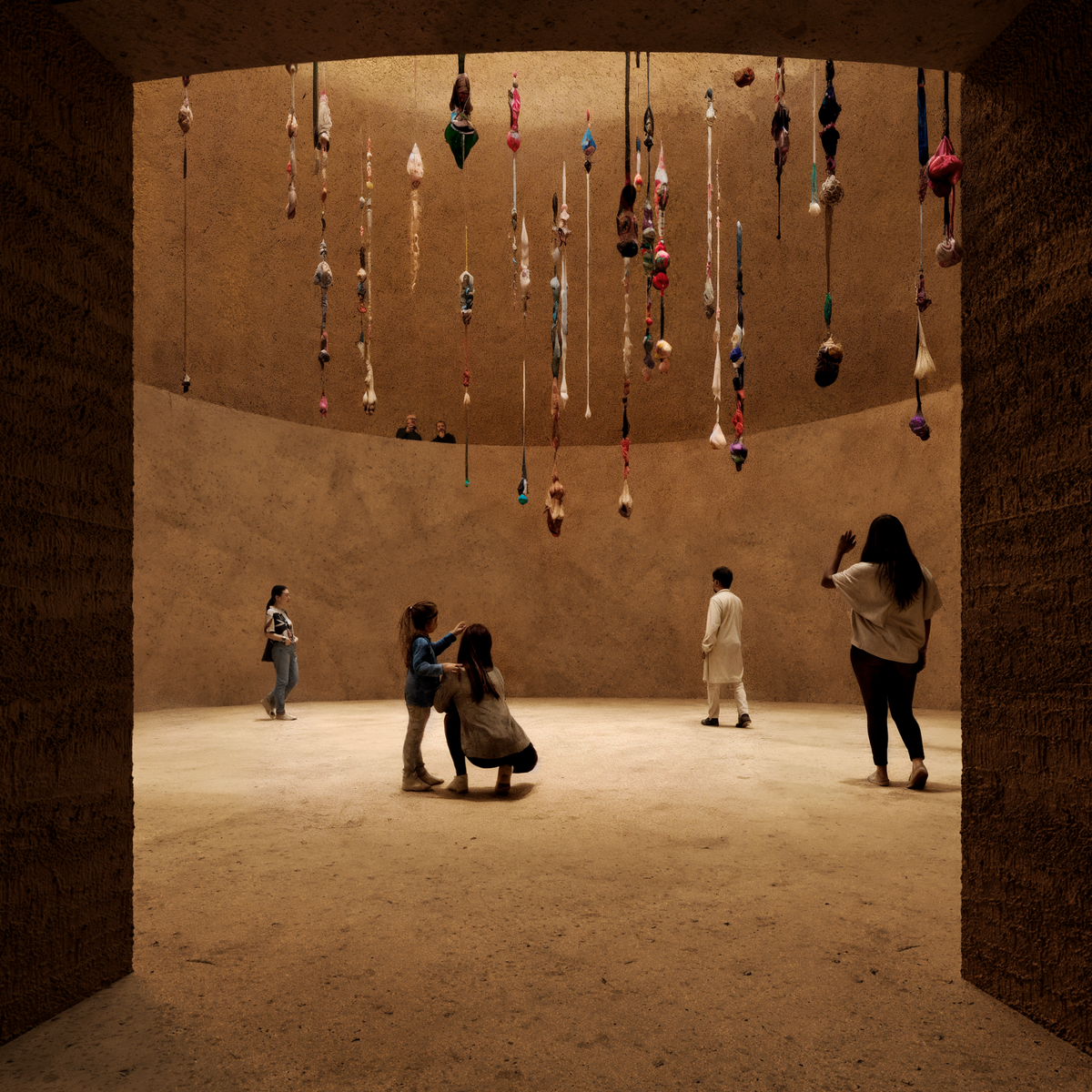 Rendering of the new museum’s Sonia Gomes gallery Mach Arquitetos