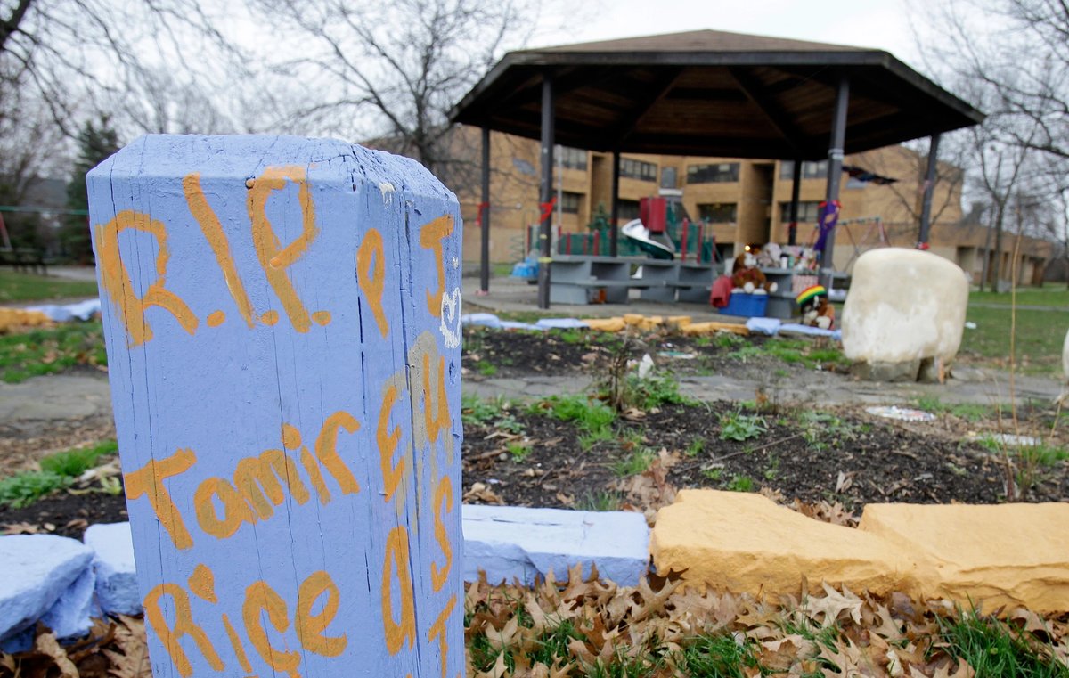 The gazebo quickly became a symbol and community gathering place for mourning, reflection, and protests AP Photo/Tony Dejak