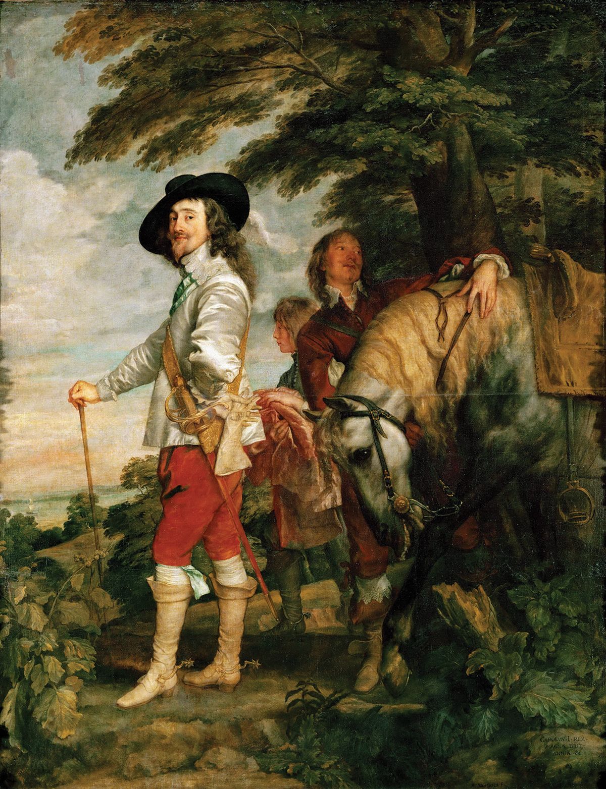 “The most romantic image of the king that exists”: Anthony van Dyck, Charles I in the Hunting-Field (around 1636) Courtesy of the Musée du Louvre, Paris