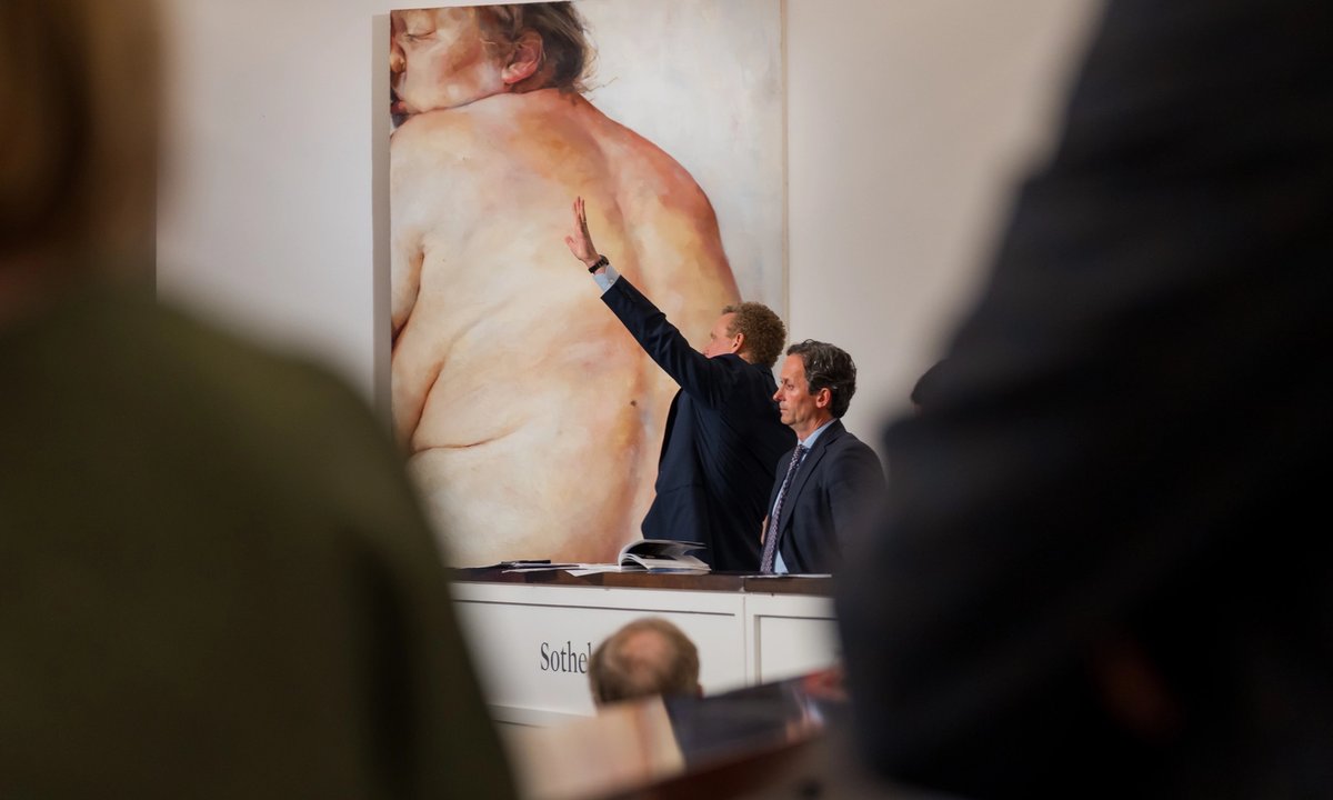 Nudes by Tamara de Lempicka and Jenny Saville lead quiet Sotheby's Modern and contemporary sale