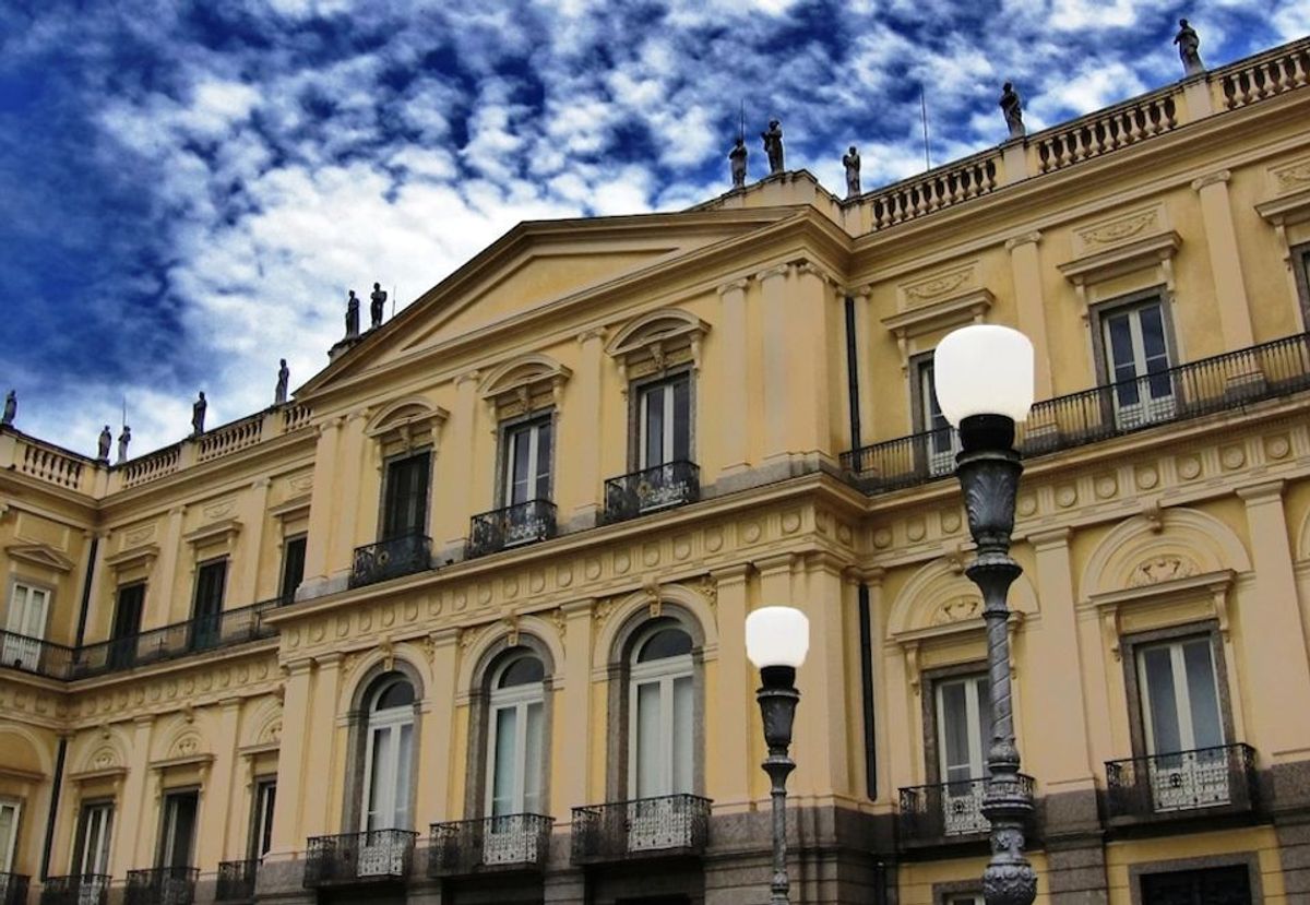 The National Museum of Brazil in Rio de Janeiro before the fire Wikimedia Commons