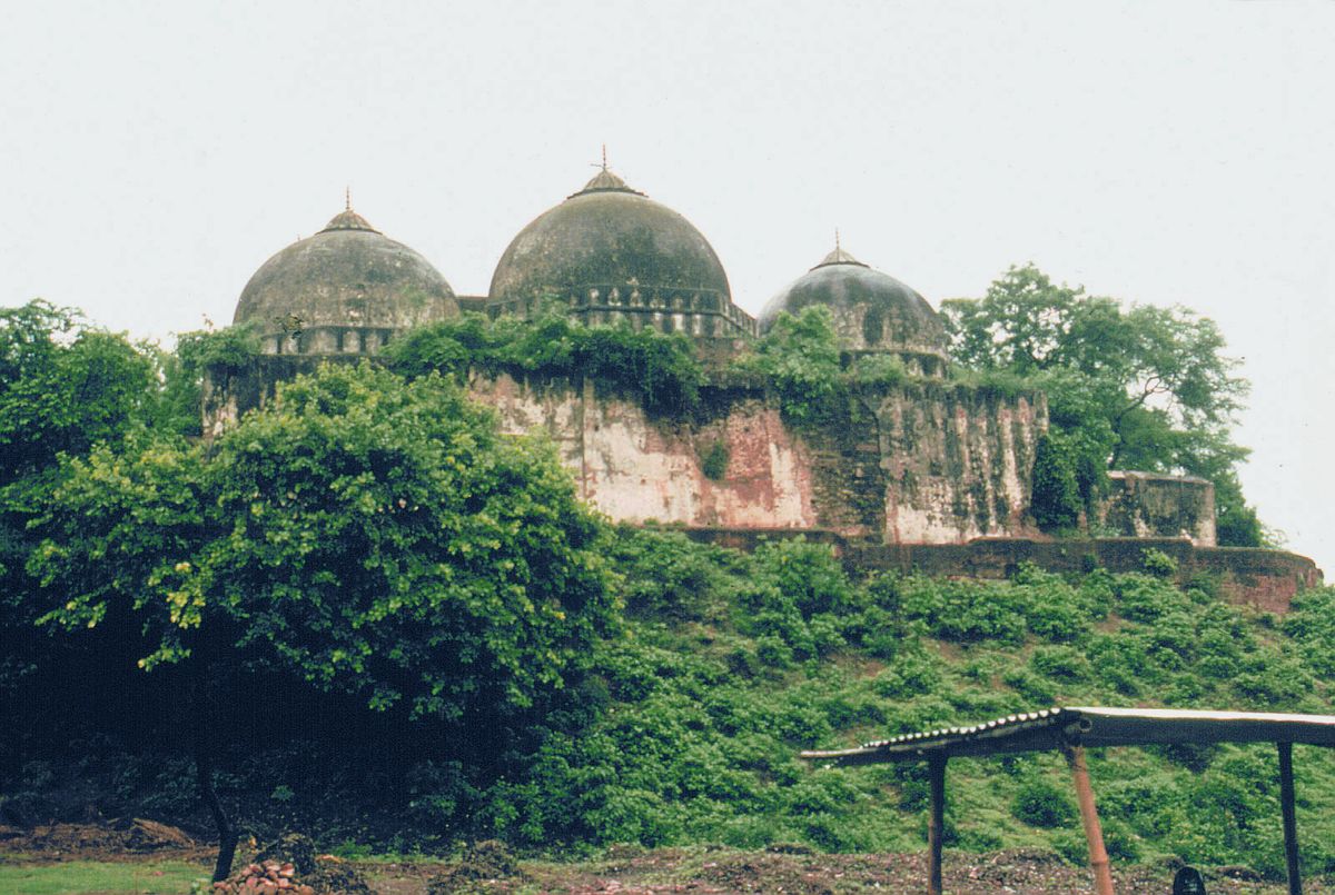 The Babri Masjid in Ayodhya was torn down by Hindu extremists in 1992 © Frederick M. Asher