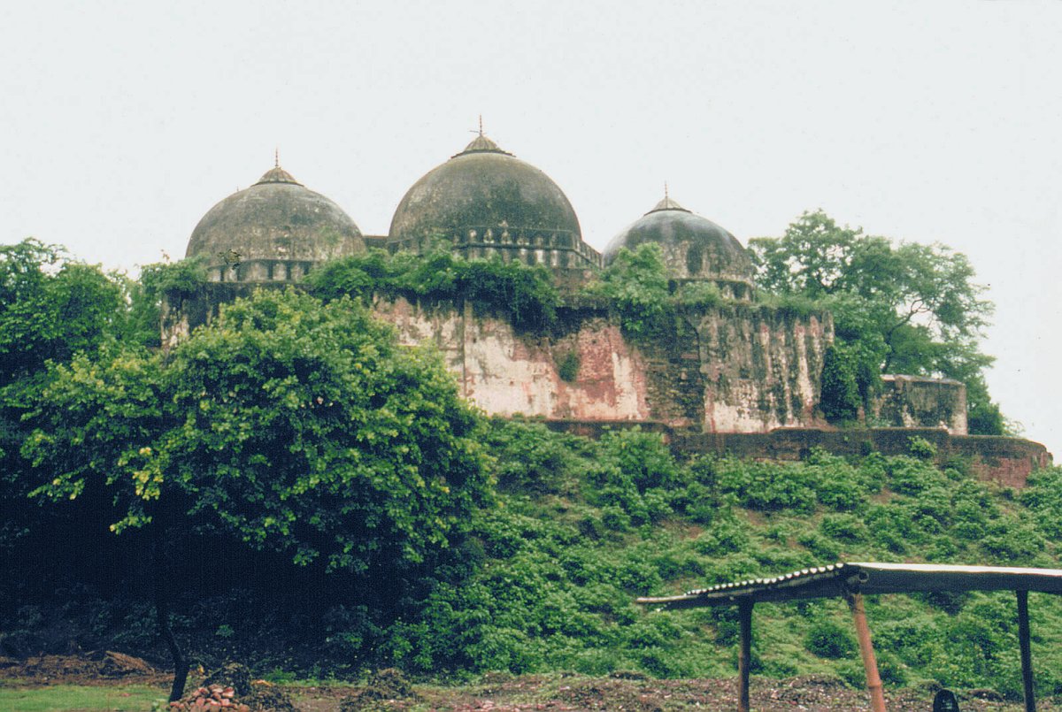 The Babri Masjid in Ayodhya was torn down by Hindu extremists in 1992 © Frederick M. Asher