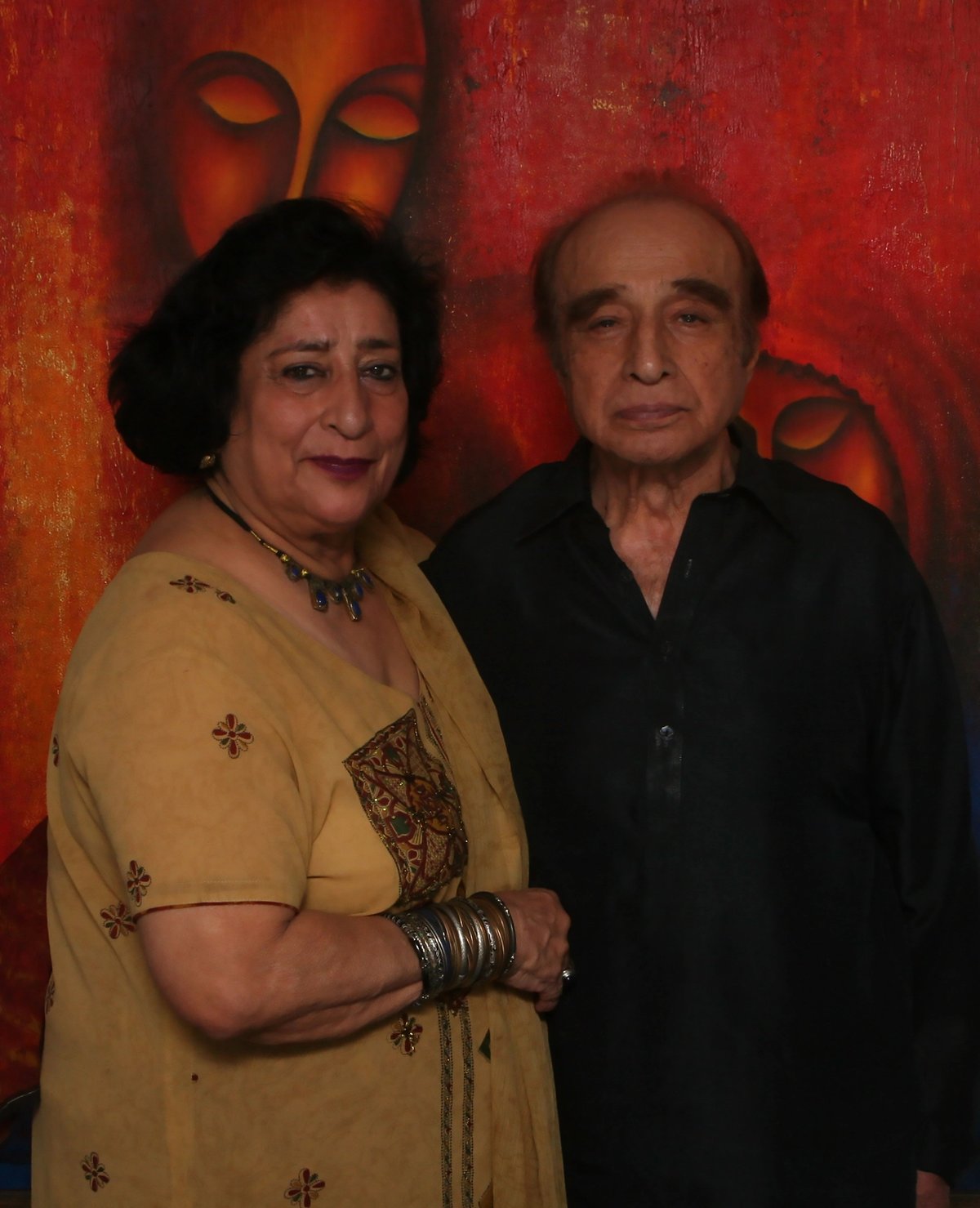 The late Gulgee with his wife Zaro—both were killed in an attempted robbery in 2007
Photo: Kalyan Chakravorty/The The India Today Group via Getty Images