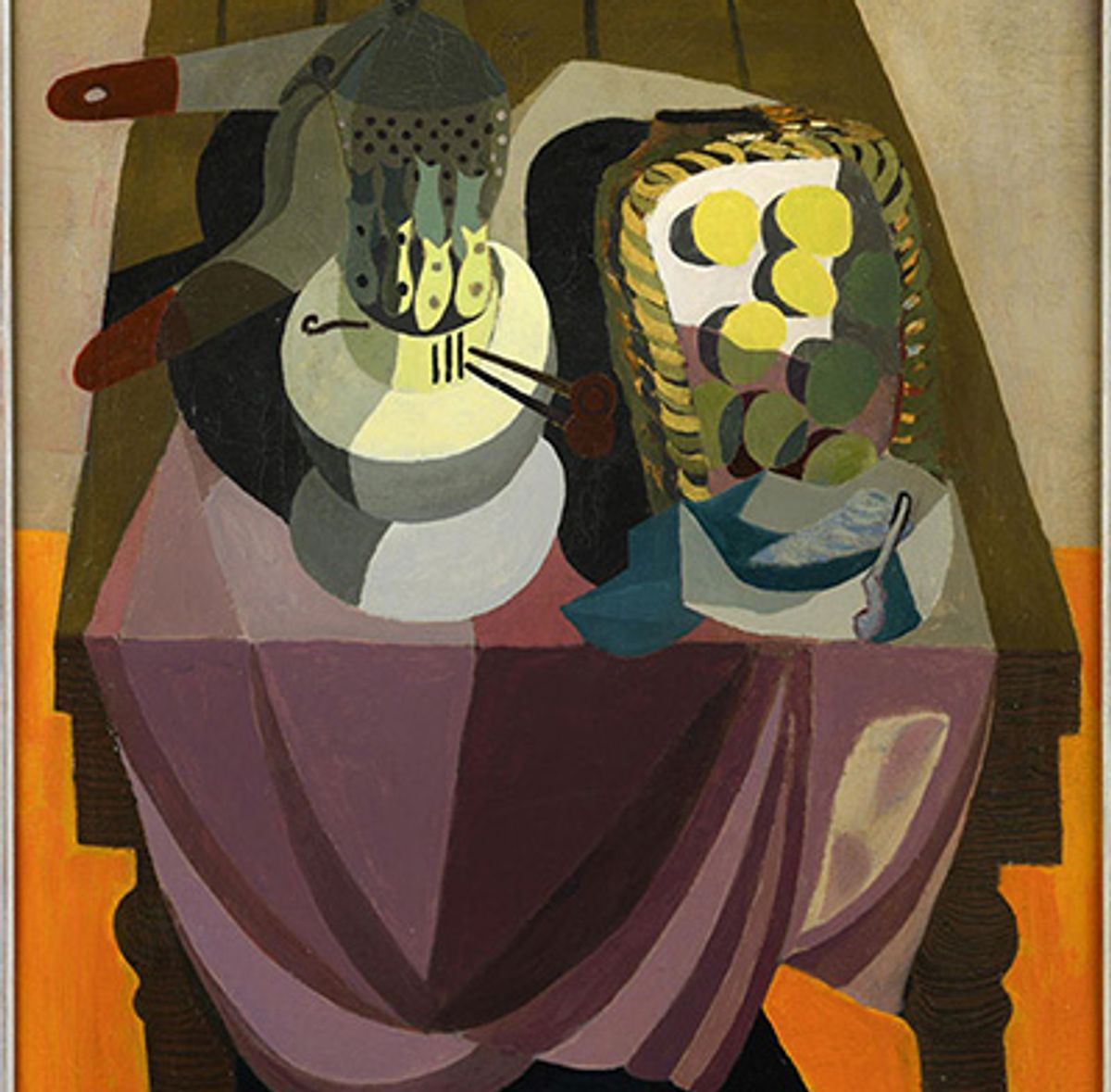 Robert MacBryde's Still Life has an estimate of £7,000 - £10,000. Courtesy of Cheffins