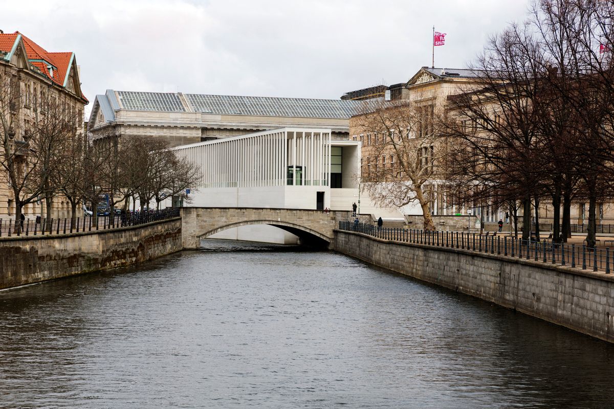 Unknown attackers sprayed oil on works in museums on Berlin’s Museum Island this month © Ute Zscharnt für / for David Chipperfield Architects