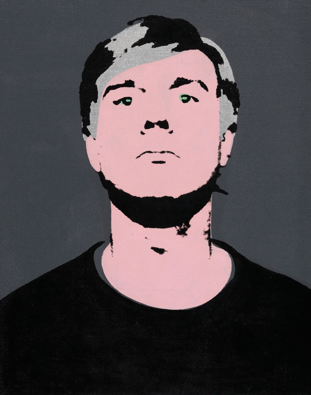Warhol's acrylic and silkscreen ink Self-Portrait (1964) © The Andy Warhol Foundation for the Visual Arts/Artists Rights Society