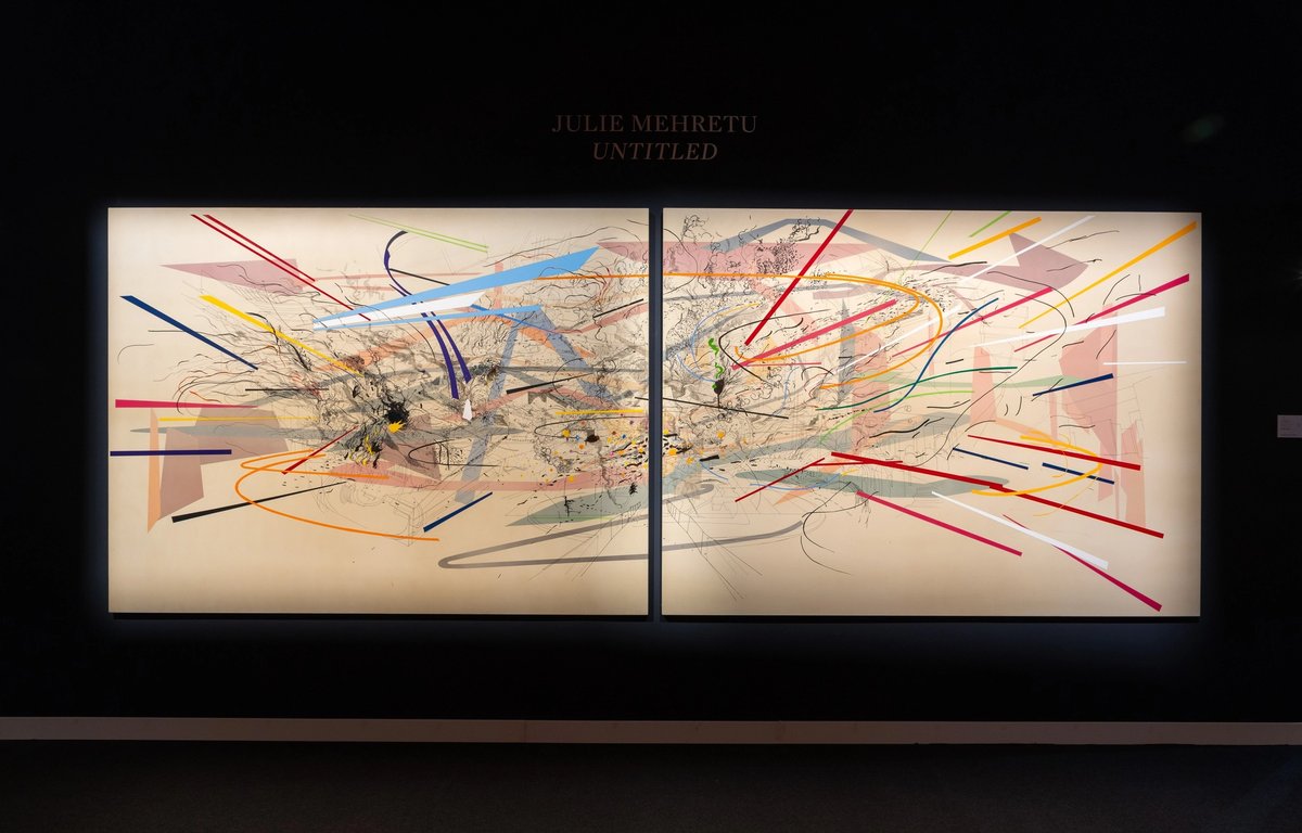 Julie Mehretu's Untitled (2001)
Courtesy of Sotheby's