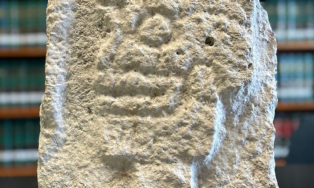 Maya cranium carving present in German vintage store returned to Mexico Maya cranium carving present in German vintage store returned to Mexico