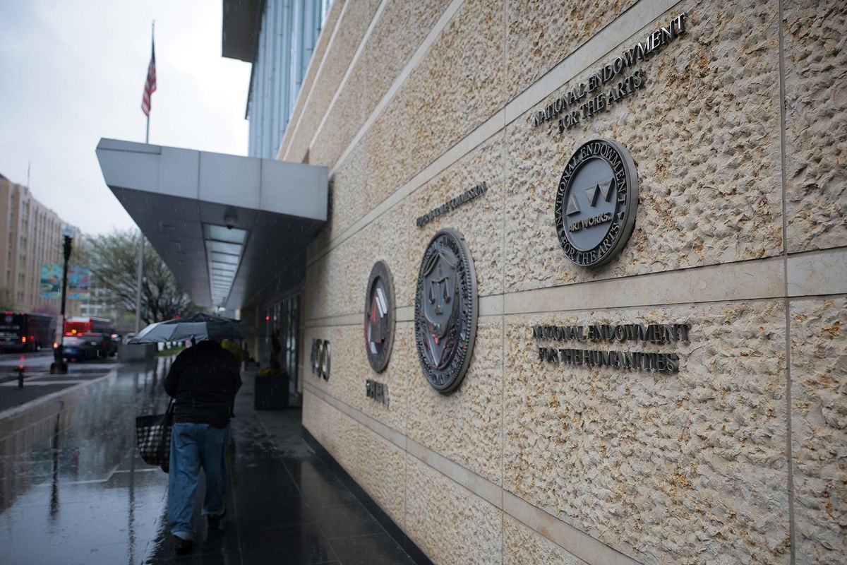 The National Endowment for the Humanities has released $44m to Trump administration-aligned projects

Kayla Bartkowski/Getty Images


