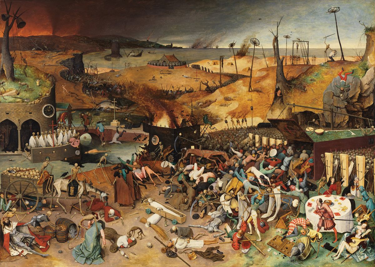 Pieter Bruegel the Elder's The Triumph of Death (1562-63) can be seen at the Kunsthistorisches Museum © Museo Nacional del Prado