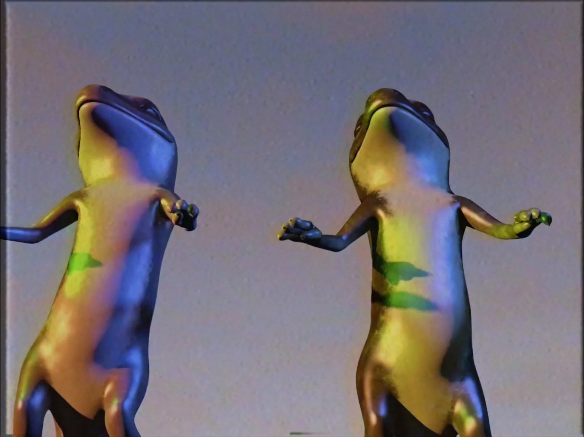 Meriem Bennani and Orian Barki, still from 2 Lizards (2020). Whitney Museum of American Art, New York. © Meriem Bennani and Orian Barki.