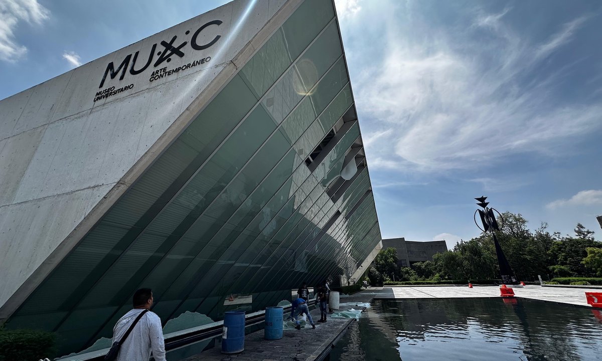 Mexico City's Muac damaged during anti-gentrification protest