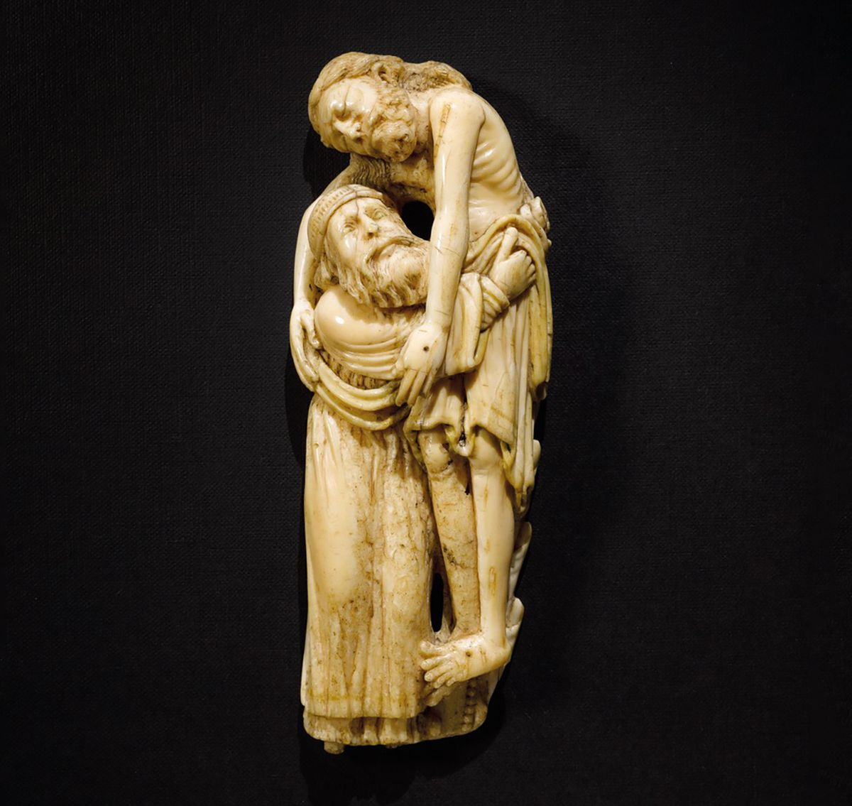 Deposition from the Cross (around 1190-1200) was originally part of a much larger Passion altarpiece ensemble Photo: © Department for Culture, Media and Sport