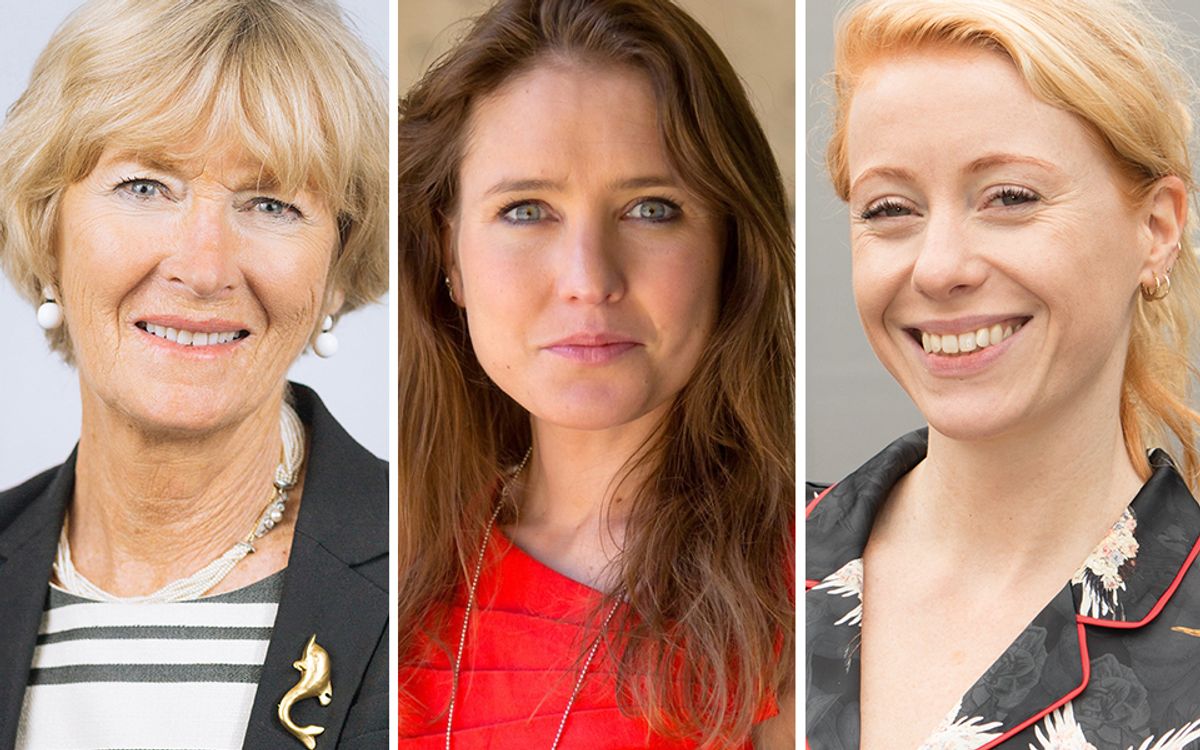 From left: Georgina Adam, Anna Brady and Anny Shaw © The Art Newspaper