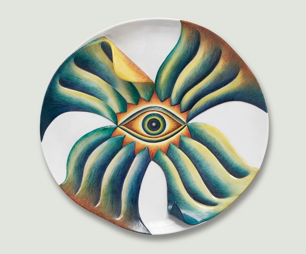 Judy Chicago, Elizabeth Blackwell test plate, 1975 - 1978. Courtesy Art Gallery of Ontario