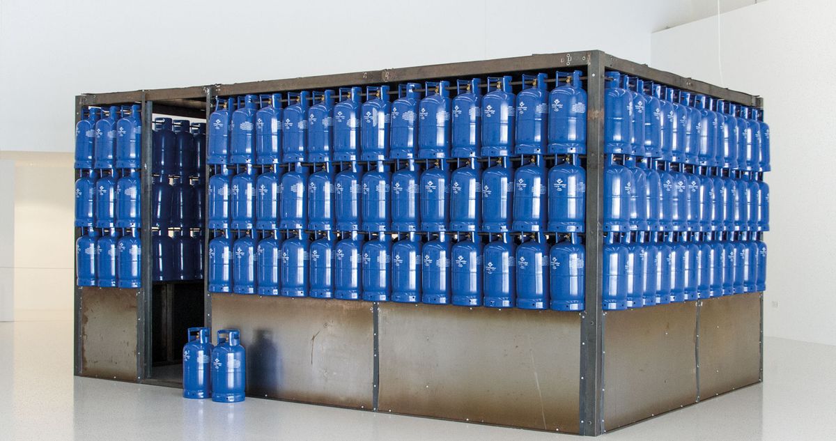 Amal Kenawy's The Silent Multitudes (2010) from the Mathaf collection Photo: Wael Mansour