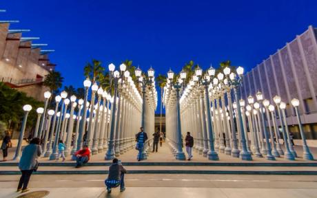  Conservation of Chris Burden’s Urban Light and large Warhol Oxidation canvas among projects supported by latest Bank of America grants 