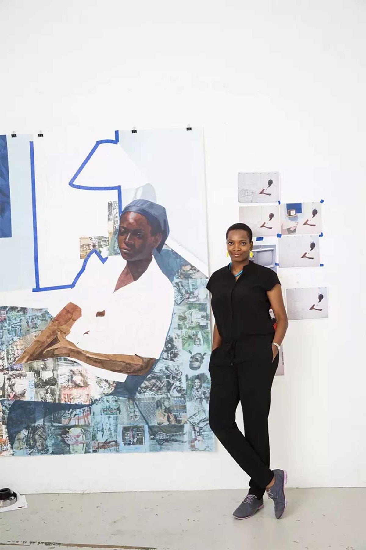 Njideka Akunyili Crosby is number two on the list of top 20 Black American women artists, with a total of $19.4m in auction sales between 2008 and the first half of 2022 © Brigitte Sire. Photo courtesy of the artist and Victoria Miro, London