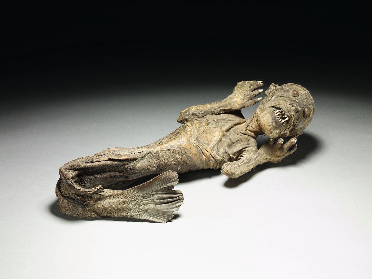 Closer inspection reveals that the "mermaid" features bits of fish and monkey © The Trustees of the British Museum