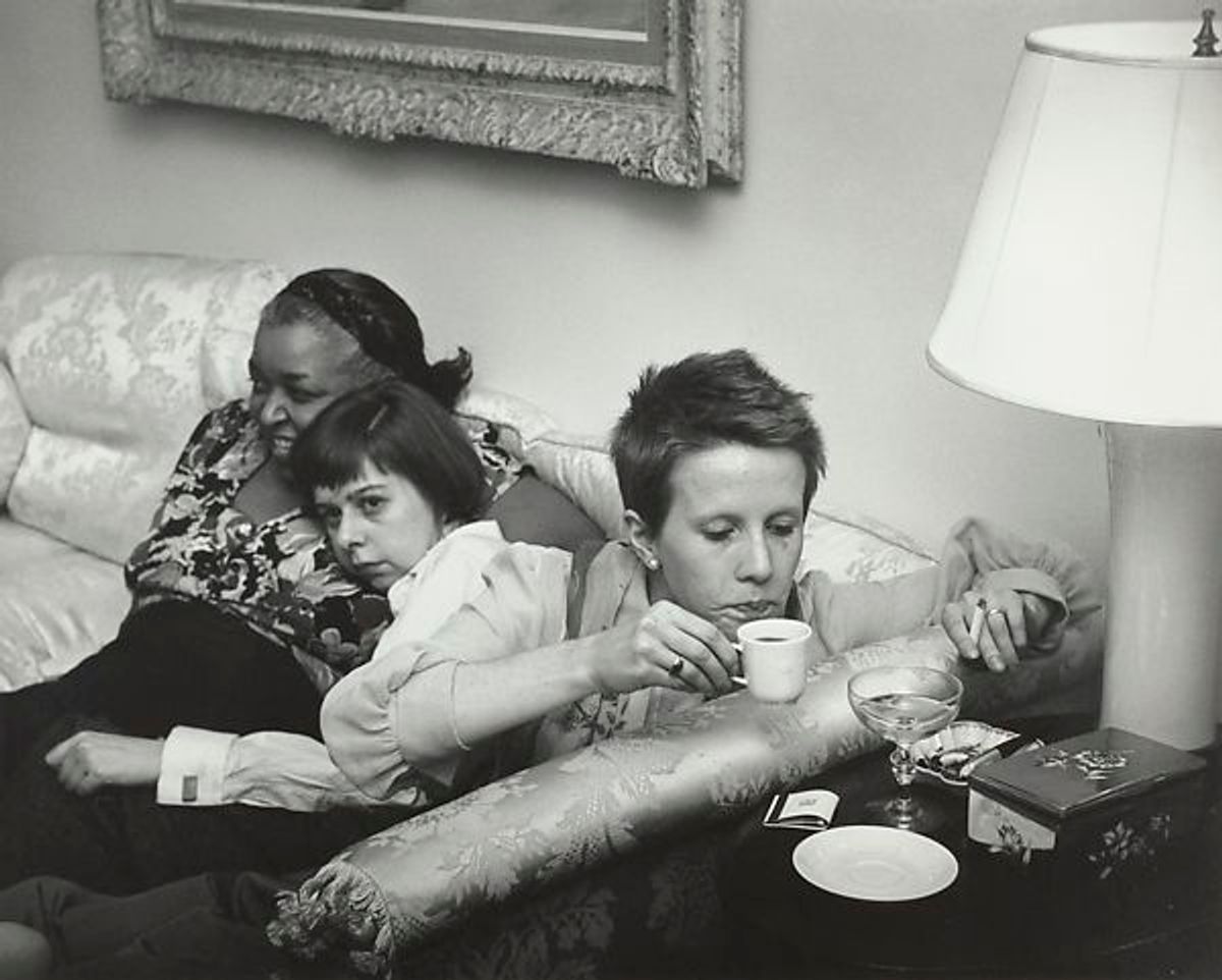 Ethel Waters, Carson McCullers, and Julie Harris at the Opening Night Party for "The Member of The Wedding," New York City by Ruth Orkin © Ruth Orkin
