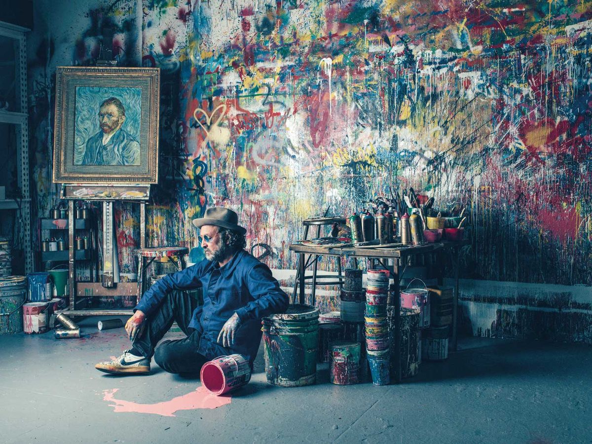 Mr Brainwash, who was the subject of Banksy’s film Exit Through The Gift Shop, wants to create a fun atmosphere in the Beverly Hills space Sebastien Micke/Paris Match/Contour by Getty Images