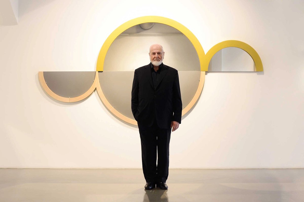 Circling back: Michelangelo Pistoletto has been creating his Mirror Paintings since 1961, saying they “focus on the universal understanding of existence”
© PH Pierluigi di Pietro