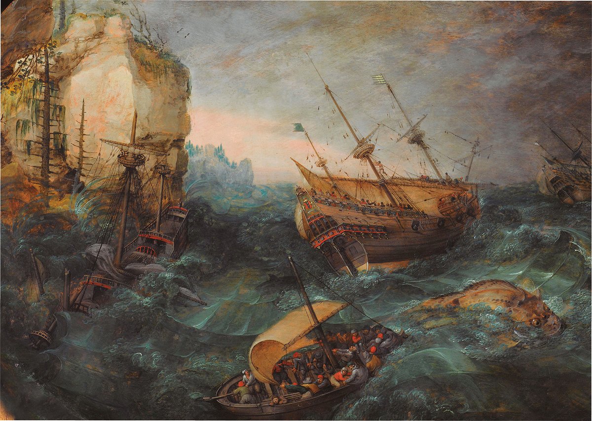 The perils of the sea: Adam Willaerts’s Shipwreck off a Rocky Coast (1614)
Courtesy Rijksmuseum, Amsterdam