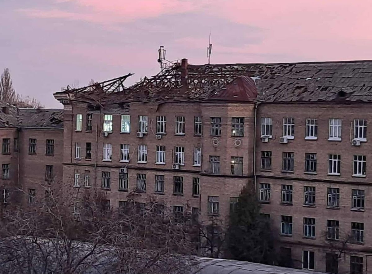 The artist community Nahirna22 works within the the Kyiv Institute of Automation building Photo: Nahirna22 via Facebook