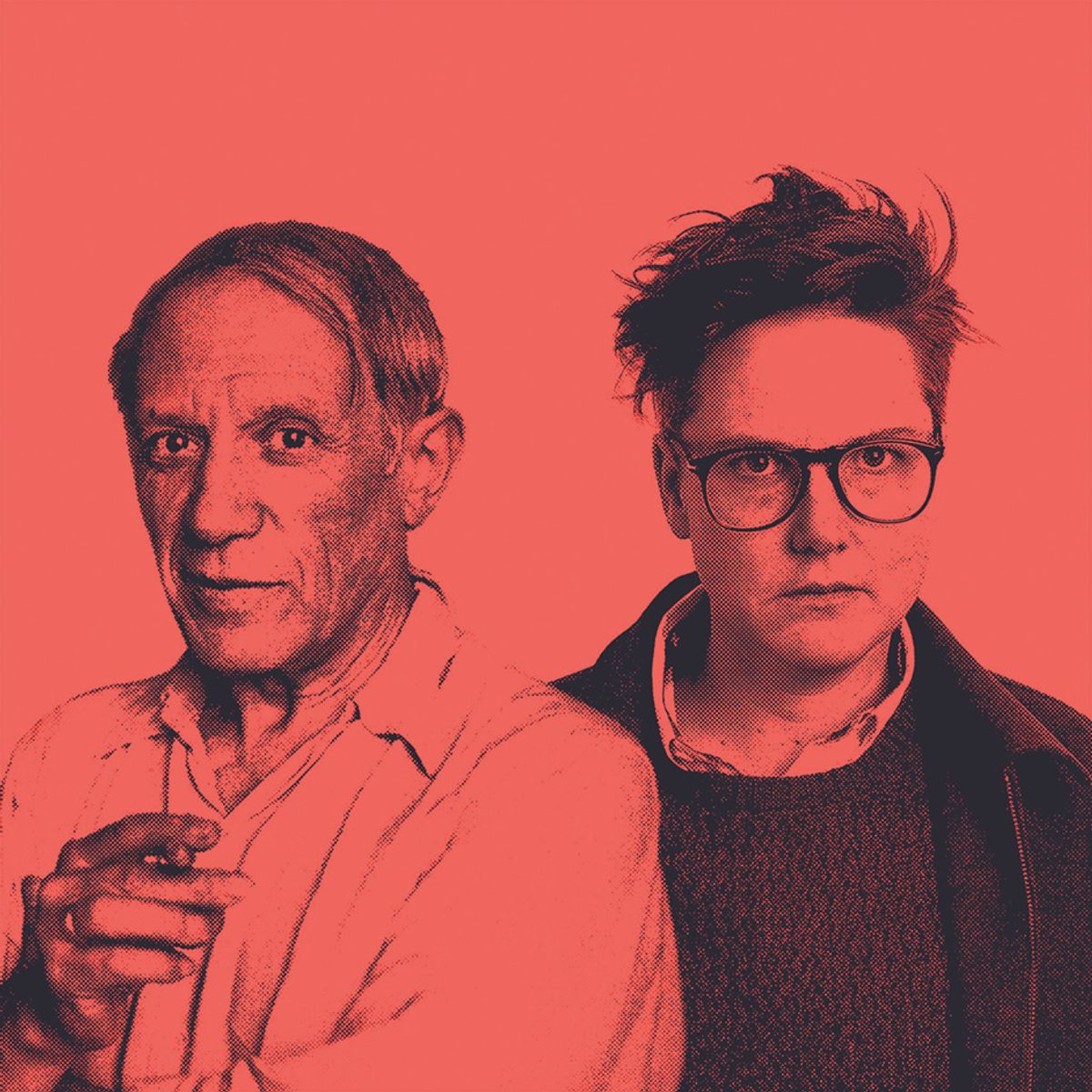 In Brooklyn Museum's It's Pablo-matic show, the comedian Hannah Gadsby addresses the artist's controversial legacy of misogyny
Credits: Picasso: © Estate of Pablo Picasso/Artists Rights Society; Gadsby: Photo: Alan Moyle