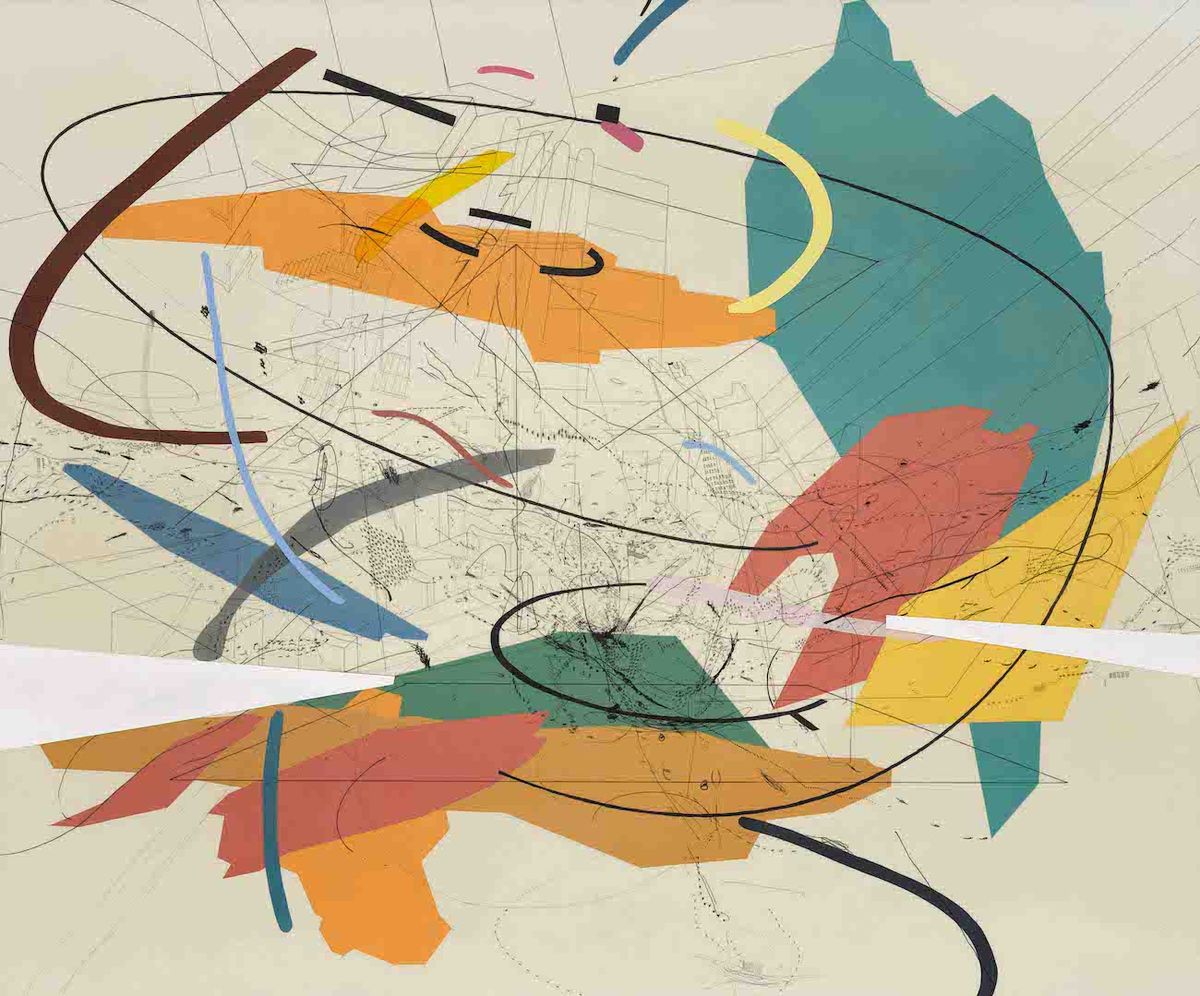 Julie Mehretu, Untitled 2 (1999) © Julie Mehretu. Courtesy of White Cube.