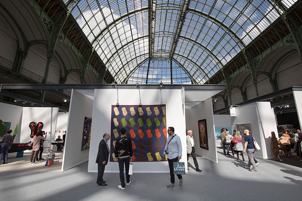 Art Paris has made strides in the past few years, participants say (pictured: Galerie Templon's stand in 2017), but still has some way to go Emmanuel Nguyen Ngoc
