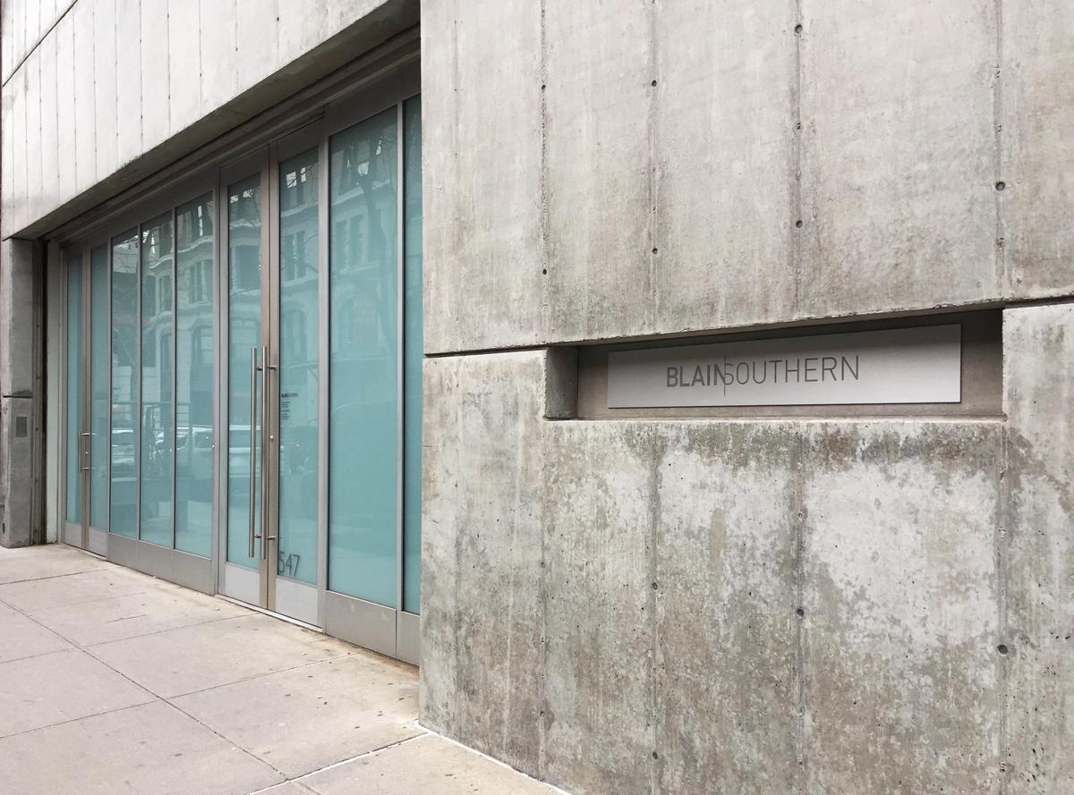 Blain Southern's new gallery in New York was formerly home to Cheim & Read Photo by Jack Costello