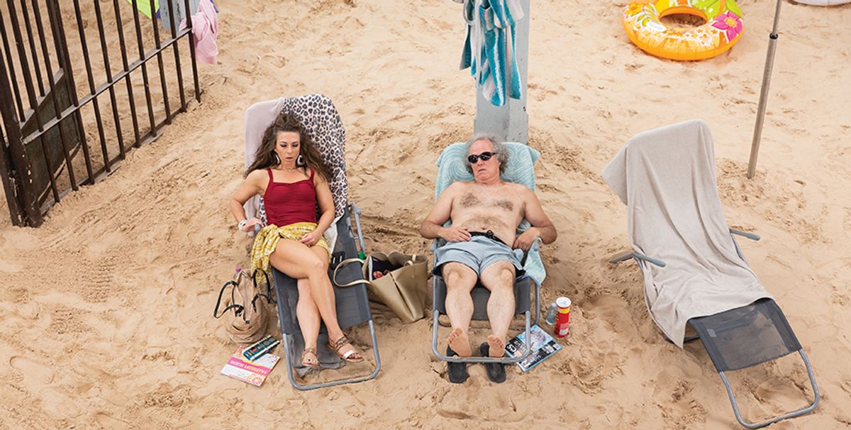 Artists Lina Lapelyte, Rugile Barzdziukaite and Vaiva Grinyte won the Golden Lion for Sun & Sea (Marina) at the 2019 Venice Biennale © Andrej Vasilenko