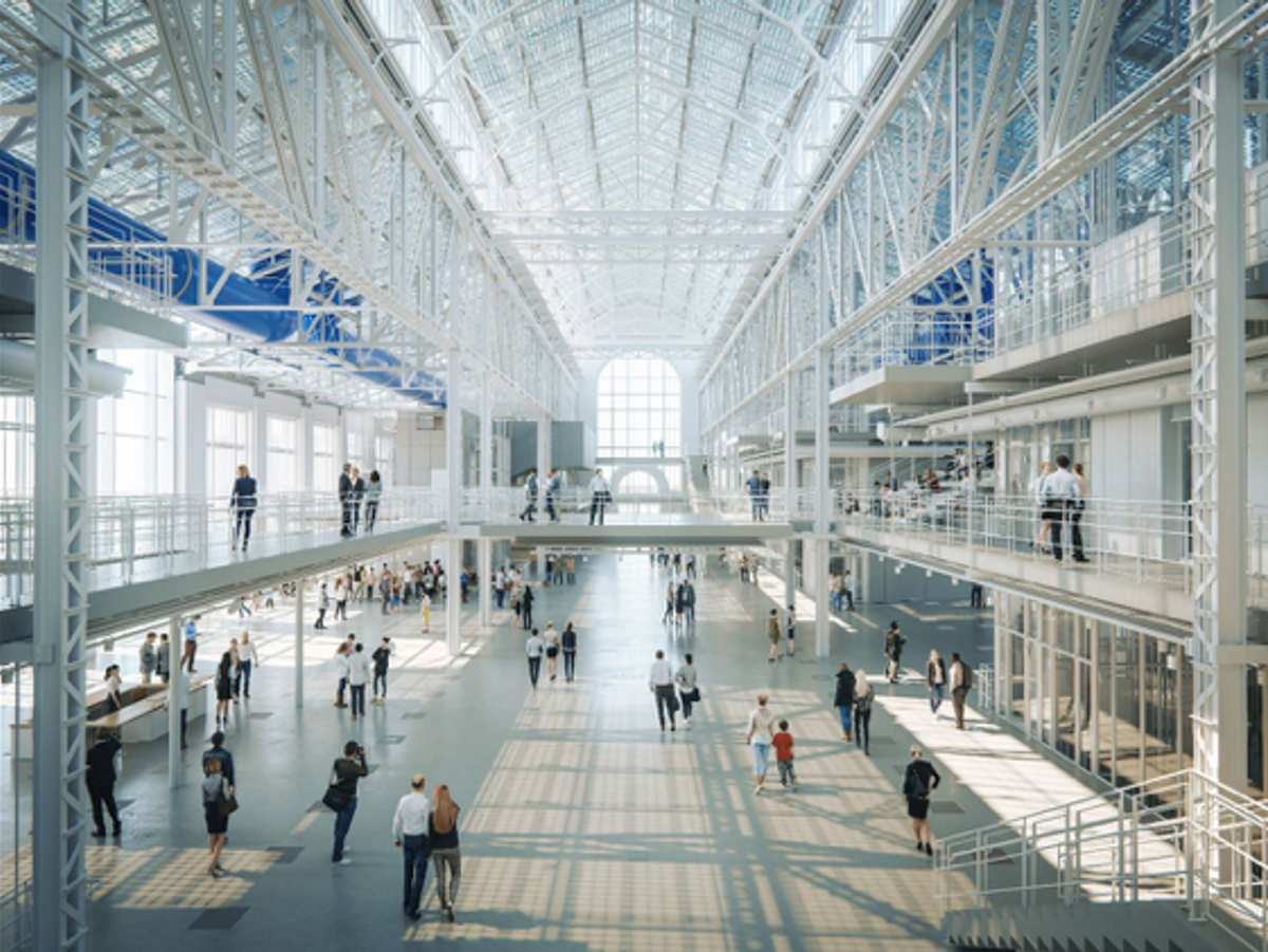 A rendering of the GES-2 complex © RPBW