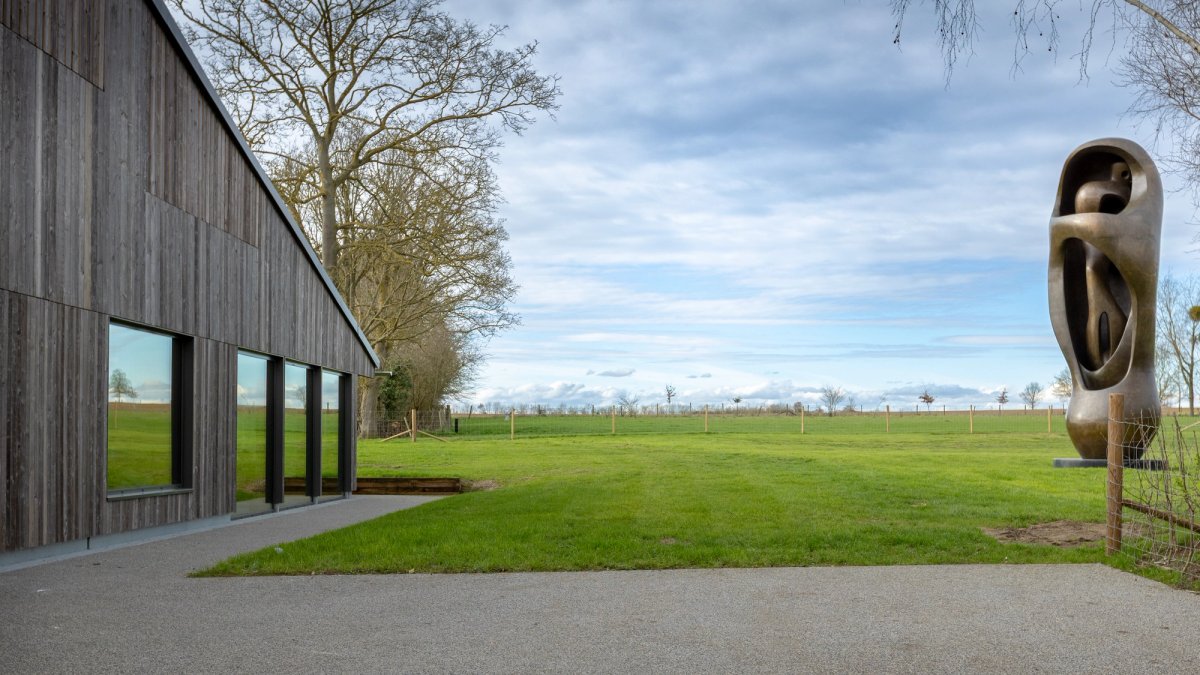 Sheep Field Barn at Henry Moore Studios & Gardens at Perry Green in Hertfordshire © Henry Moore Foundation, photo: Rob Hill