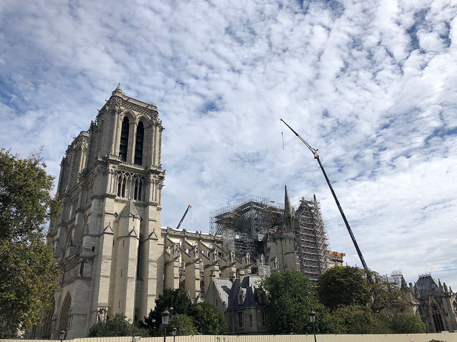 A general view of Notre Dame today Photo HEIC