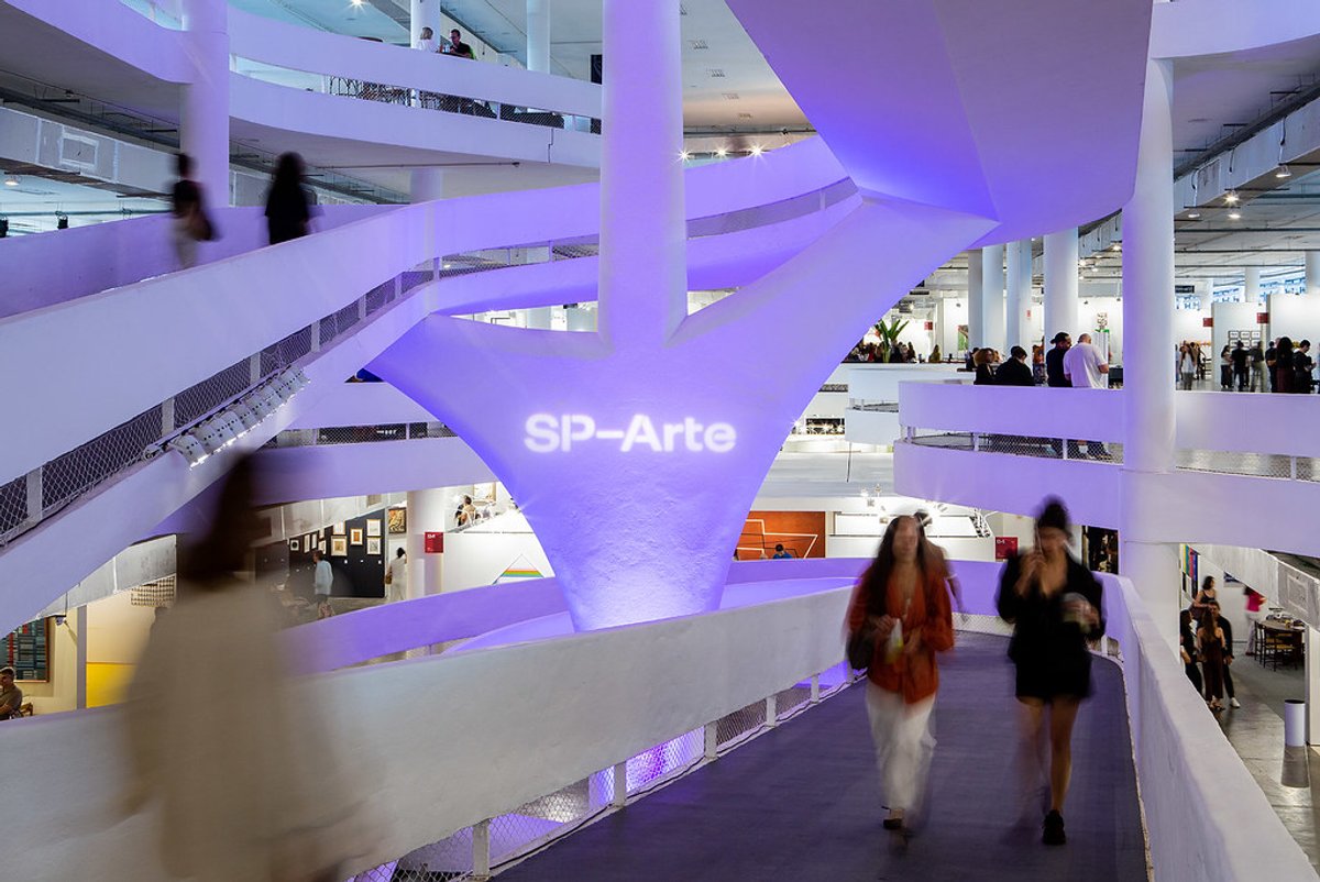 Attendees gather in São Paulo for SP-Arte, Brazil's leading art fair. Courtesy of SP-Arte