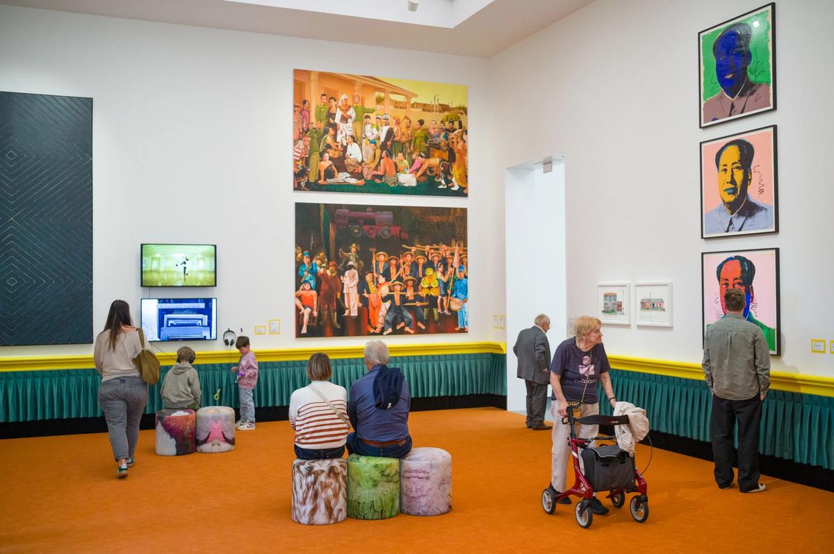 An installation view of Collection as Cosmos
Photo: Peter Cox © Van Abbemuseum