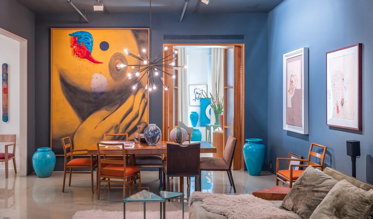 A photograph of John Cheim's apartment. Julian Cassady