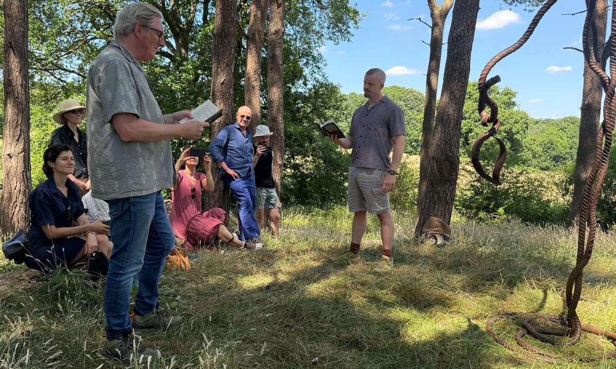 Artist Sean Scully gets Beckett-themed birthday bash on London's Hampstead Heath