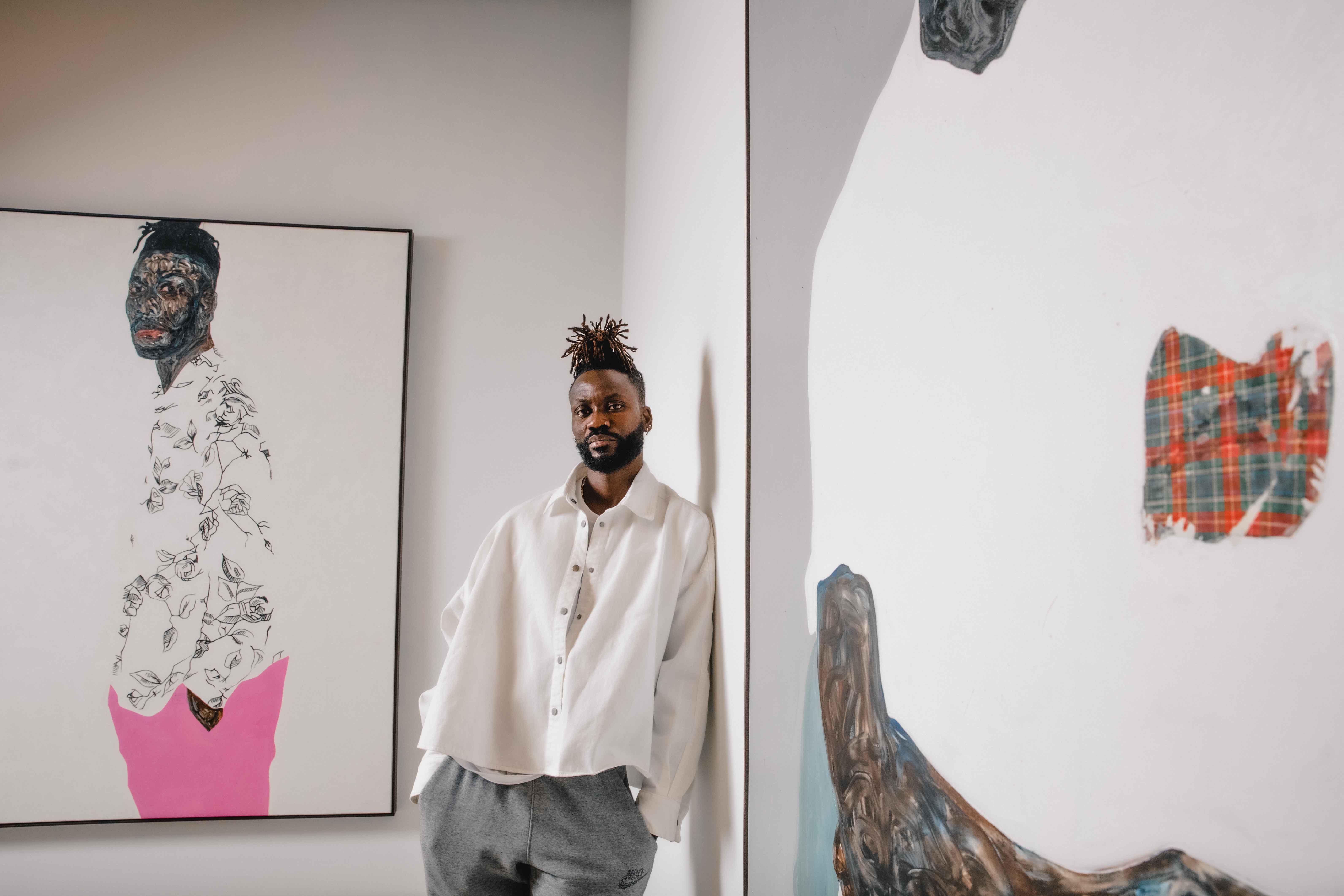 Amoako Boafo Courtesy of Mariane Ibrahim gallery and the artist