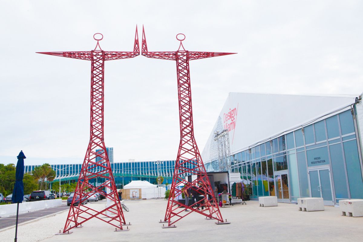Installation outside of Design Miami/ by Pedro Reyes and Carla Fernández Photo: © Vanessa Ruiz