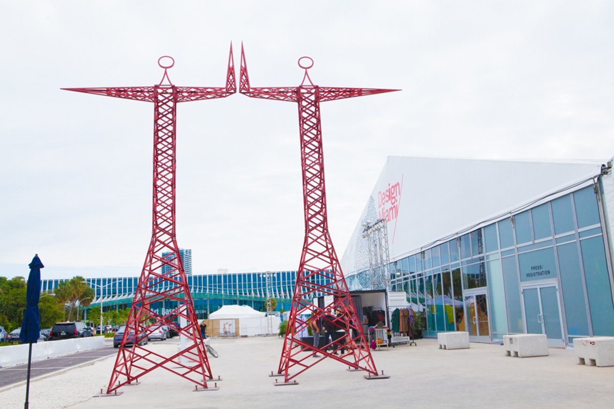 Installation outside of Design Miami/ by Pedro Reyes and Carla Fernández Photo: © Vanessa Ruiz