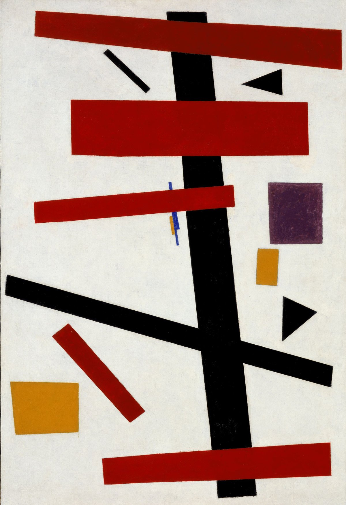 Kazimir Malevich's Supremus No. 50 (1915). The influential abstract painter was born in Ukraine when it was part of the Russian Empire, but until recently most museums described him as Russian
Courtesy Stedelijk Museum