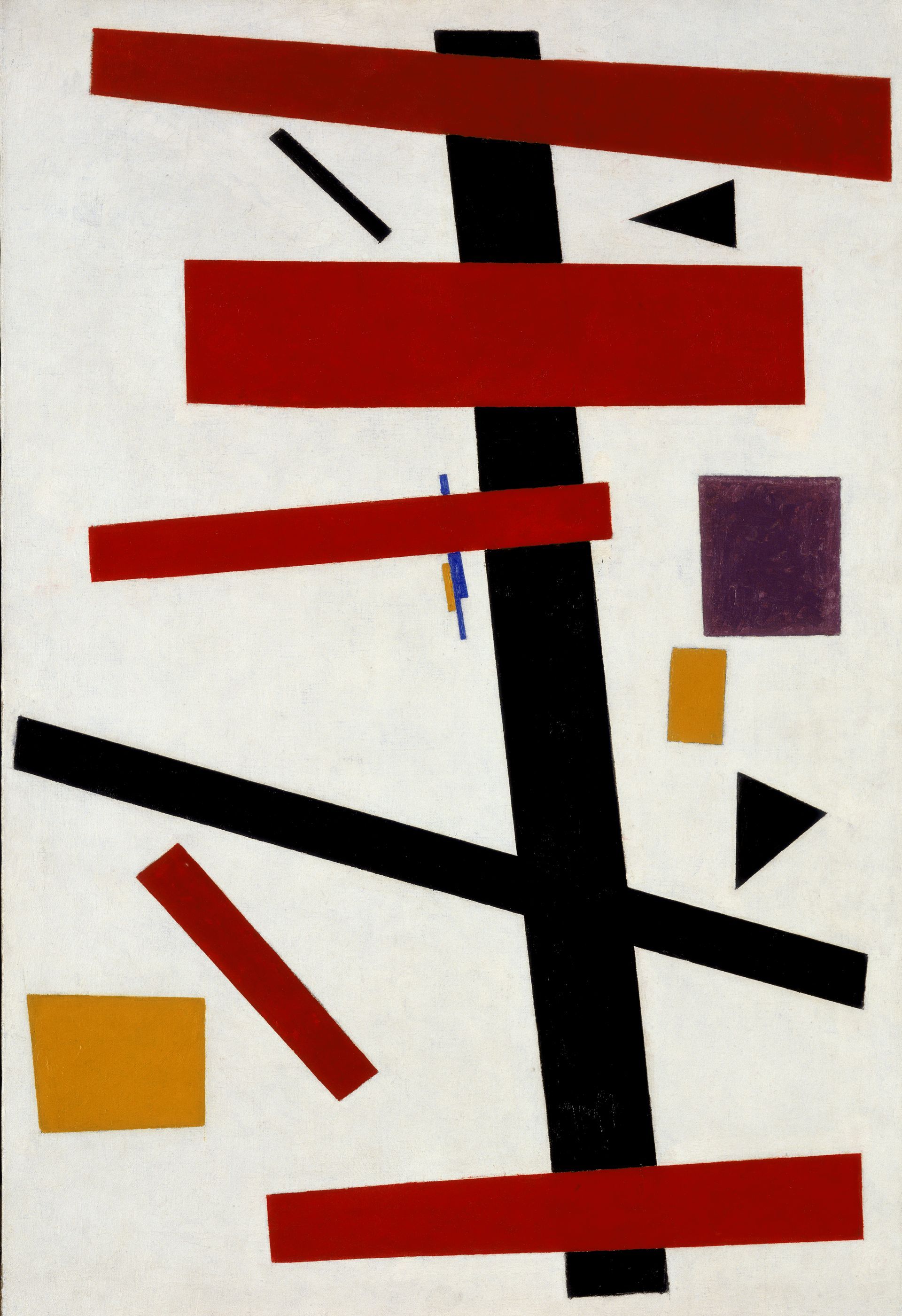 Kazimir Malevich's Supremus No. 50  (1915). The influential abstract painter was born in Ukraine when it was part of the Russian Empire, but until recently most museums described him as Russian

Courtesy Stedelijk Museum