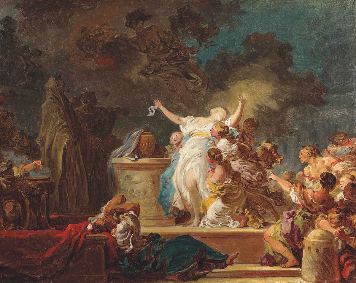 Jean-Honoré Fragonard’s The Sacrifice to the Minotaur (around 1765)
Courtesy Artcurial