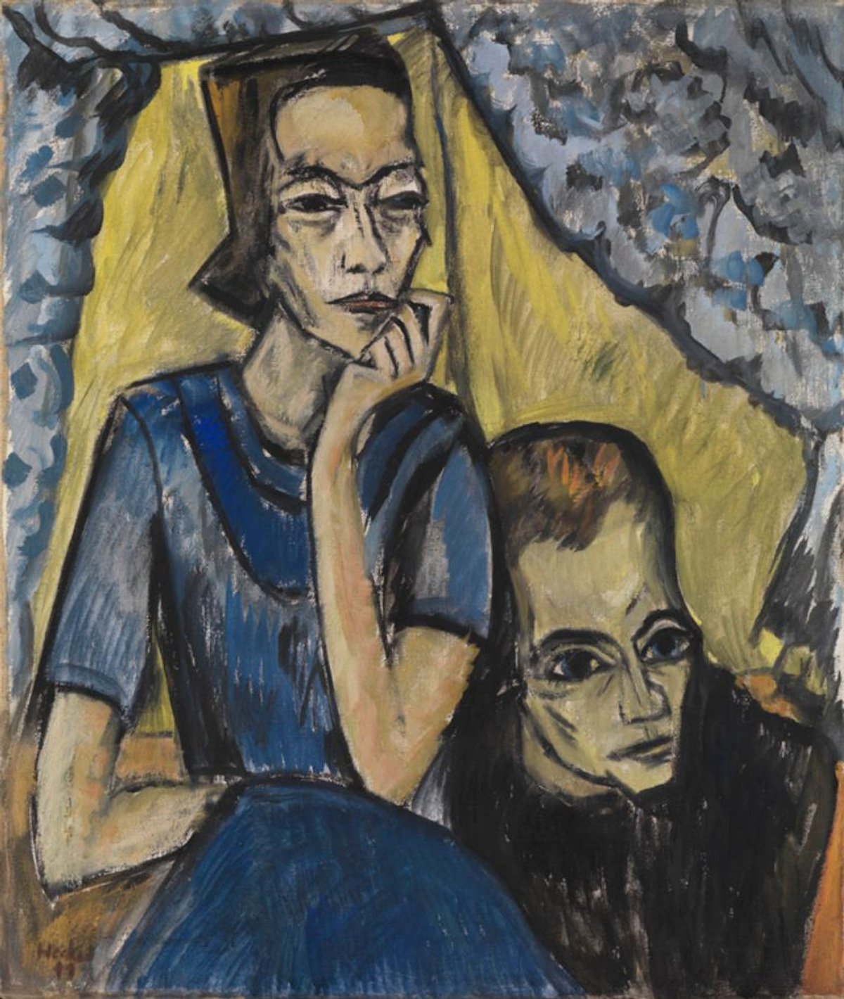Erich Heckel, Siblings (1913) © VG Bildkunst
