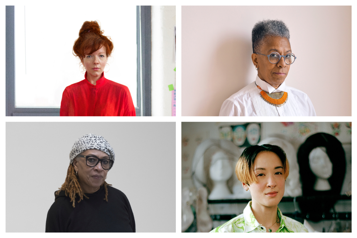 From top left, clockwise: Heather Phillipson, Ingrid Pollard, Sin Wai Kin, Veronica Ryan. Photos: Rory Van Millingen; Emile Holbar; Vic Lentaigne; Steven Probert © Veronica Ryan, courtesy Paula Cooper Gallery, New York.