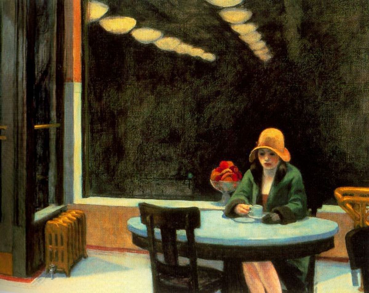 Edward Hopper's Automat (1927)